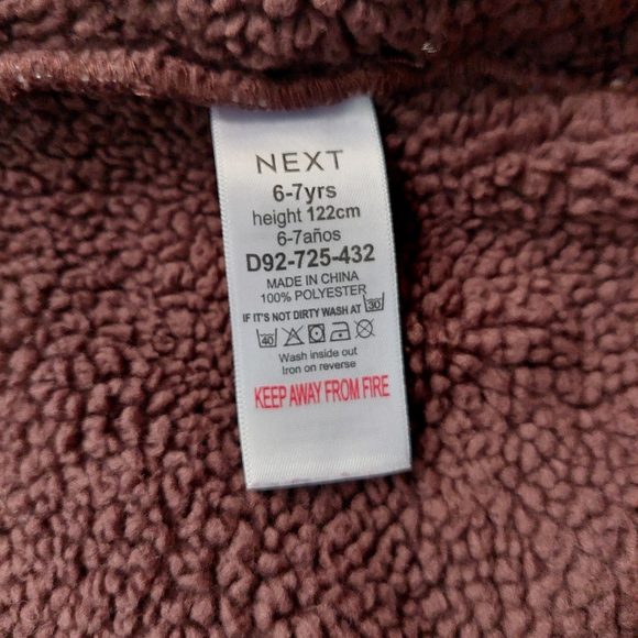 Next fleece bear coat 6-7 years - Picture 12 of 16